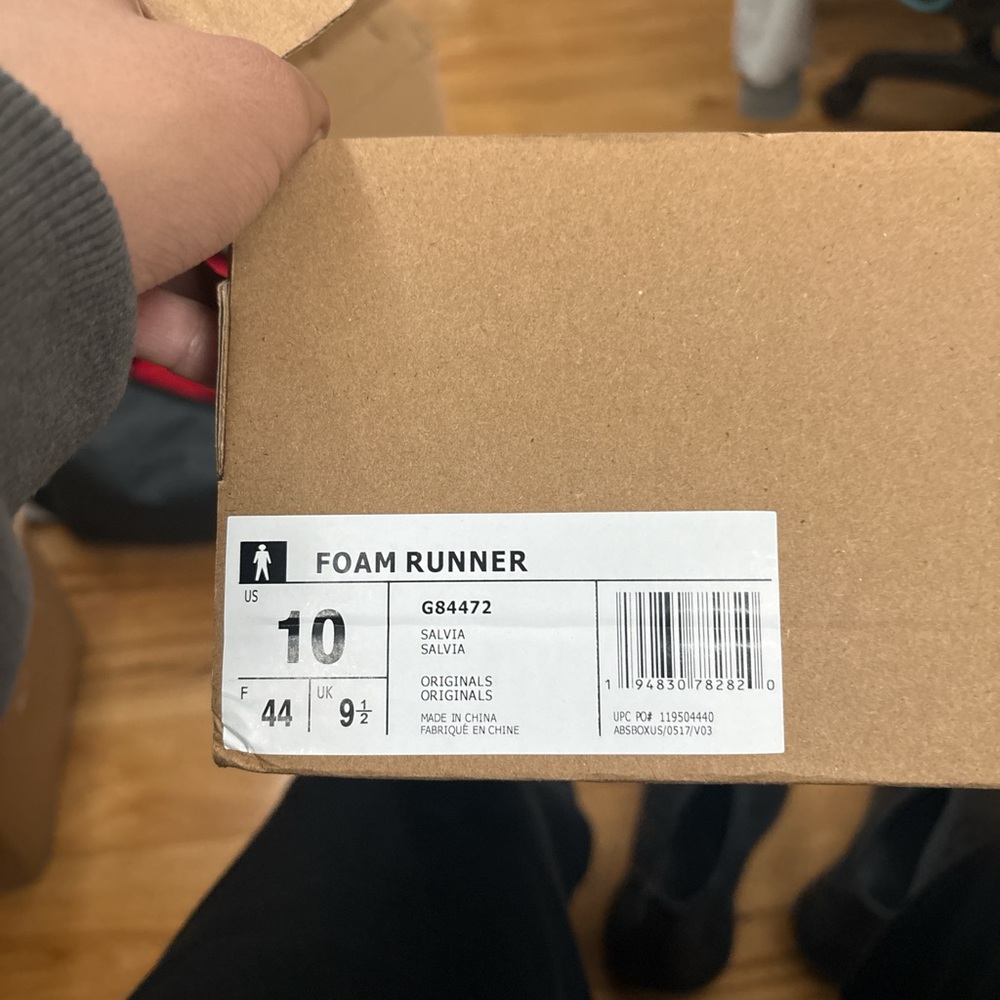 Adidas Foam Runner in Black - Picture 6 of 6